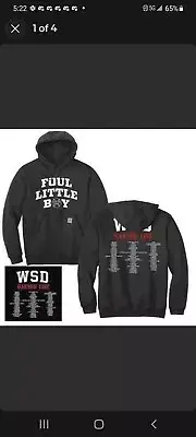 NEW Barstool Sportsbook Foul Little Boy Hoodie Carhartt 2XL Sports Black