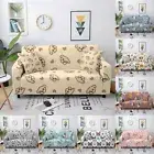 Cartoon Dog Printed Sofa Cover for Living Room Elastic Couch Covers Protector