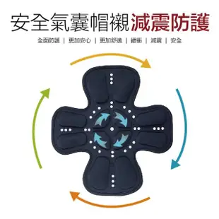 【JFT】安全氣囊帽襯_減壓按摩款 減壓神器 保護頭部安全(減壓｜舒壓｜氣囊｜安全｜安全帽｜內襯)