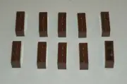 LEGO NEW 1x3 Reddish Brown Brick (10x) 4211220 Brick 3622