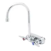 T&S Brass B-1146-CR 4" Wall Mount Workboard Faucet w/ 5-3/4" Gooseneck