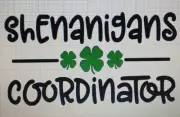 Shenanigan Coordinator Decal