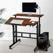 Laptop Table, Adjustable Stand Desk Desktop Computer Standing Study Desks Bed