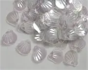 CRAFT-SEWING-SEQUINS 50 x 14mm Irridescent Shell Sequins with Hole