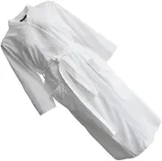 [WESIEVYA] Spring Summer Nightgown Bathrobe Spa Robe Household Nightgown Hooded Bathrobes for Women Couple Robe Cotton Sleep Shirt Cotton Nightgowns for Women Spring Sleepwear Polyester