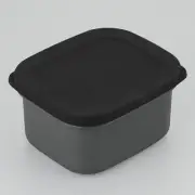 THERMOS thermal lunch box side dish container set matte black
