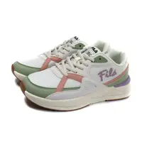 在飛比找momo購物網優惠-【FILA】FILA 運動鞋 厚底鞋 女鞋 白/綠 5-J9