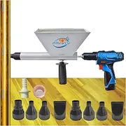 Large Size Auger Mortar Grout Gun Augers Caulking Gun With 5 Nozzles (Without Electric Drill)