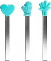 3Pcs/sets Heat Resistant Craft Tongs for Card Making Silicone Non-Slip Handle It Tool To Hold Card or Craft Heat Embossing Projects Arts Crafts Scrapbooking Tools Handmade Crafts Scrapbooking Supplies