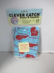 Clever Catch " States and Capitals" Ball Inflatable 24" FUN&LEARN NIP