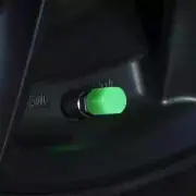 8PCS 2 cars AWESOME Car Tire Valve Stem Caps, Glow in the Dark Auto Valve Cover