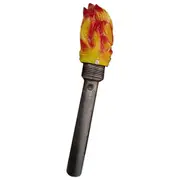 Handheld Torch Props LED Lights, Realistic Flame Torch for Games Sports Competition Theme Halloween Christmas Photo Color