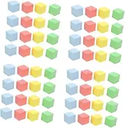 NUOBESTY 4sets Foam Counting Blocks Toys 1.38 Inch Soft Play Cubes for Boys and Girls Math Vibrant Colors Preschool Educational Toys 24pcs*4