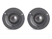 Morel Elate Carbon Alto 1.1" Tweeters Acuflex Silk Soft Dome 220w RMS Pair