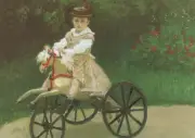 Claude Monet, Jean Monet on His Mechanical Horse POSTCARD - NEW PERFECT
