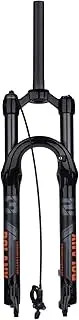 LAPOOH Professional Air Pressure Front Fork Made of Aluminum + Magnesium Alloy Suitable for 27.5/29 Inch Bikes with Shoulder Control Lock/Wire Control Lock Max for XC/AM 2.4in Tire