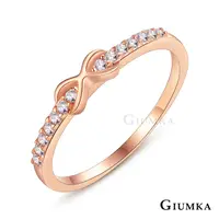 在飛比找PChome24h購物優惠-GIUMKA 擁抱未來戒指 精鍍玫瑰金 MR21011