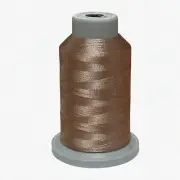 GlowStitch Trilobal Polyester Thread - Light Tan 1000m Spool #24655
