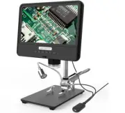 8.5-Inch LCD Digital Microscope 5X-1200X Magnification, High-Resolution Display