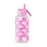 1L Check Cylinder Drink Bottle