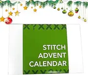 Advent Calendar | Advent Calendar Ornament Making Kit | Fun and Festive Activity, 24 Days Pattern Arts and Crafts for Beginners, Women, Men, 2023