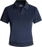 [Pepe Jeans] Women's Towelling Polo Shirt