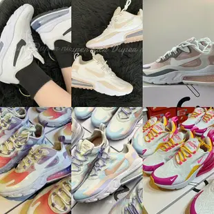 Nike Air Max 270 React 白桃綠97 白黑/奶茶