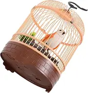 HONMEET Sound Activated Birdcage Chirping Parrots Lifelike Toy for Kids Decor for Home