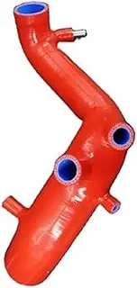 Rynplex Air Intake SILICONE INTAKE INDUCTION HOSE/PIPE, for VW, for Golf, MK4 1.8T TURBO Car Air Intake Hose(BLACK Red)