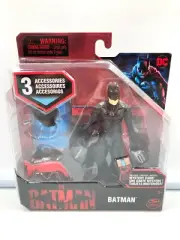 2022 DC THE BATMAN SPIN MASTER 4.5” ACTION FIGURE POSABLE TOY ACCESSORIES (NEW)