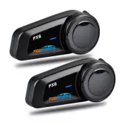 1000M Motorcycle Intercom Bluetooth BT Helmet Interphone 6 Riders Headset FX6 FM