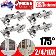 2/4/10X 175° Hinge Kitchen Cabinet Cupboard Wardrobe Concealed Corner Door Hinge