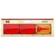 LED Autolamps Stop Tail Indicator Light Reflector Light Coloured Lens 12-24V