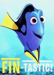 FIN-Tastic DORY Disney Pixar Finding Dory Mini Poster 8"x11"