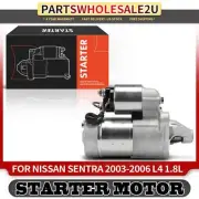 Starter Motor for Nissan Sentra 2003-2006 1.8L 1.4KW 12 Volt Clockwise 8-Tooth (for: Nissan)