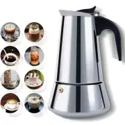 Stainless Steel Coffee Maker Percolator Filter Coffee Pot Mocha Pot Kitchen