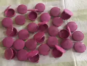 Tupperware Mini Clamshell Pill Keepers Round Pocket Containers Set of 20 New