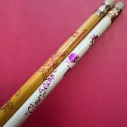 vintage 80s Glow & Sniffy Sticks Pencil Lot Butterscotch Scratch & Sniff