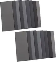 CRILSTYLEO Silicone Carbide Sandpaper 90 Sheets Wet Dry Car Detailing Automotive Sandpaper Paper Set for Restoration