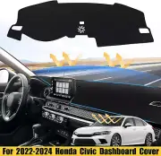 For 2022-2024 Honda Civic Sedan Accessories Car Dash Mat Dashboard Pad Cover (for: Honda)