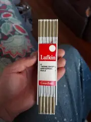 Lufkin 460F Vintage Folding 6 Ft. Wooden Rule Two Way New Old Stock