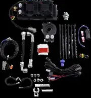 UC Frame Tube Mount Oil Cooler Kit Black Naked Street Glide ST 22