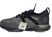 RTLS $150 FOOTJOY MENS BLACK/GRAY HYPERFLEX GOLF SHOES US 8 WIDE - OPEN BOX