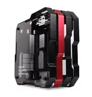ZEAGINAL Middle Tower Chassis Desktop Computer Case For Water Cooling ATX Gamer MOD Case DIY Glass,PC DIY Gamer Cabinet,ZC-07 Red
