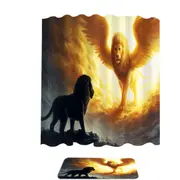 Cool Animal Art Remember Lion Soul Shower Curtain