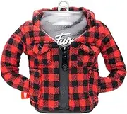 Puffin - The Lumber Jack Flannel - 12 oz Insulated Can Cooler - Beer Bottle & Soda Can Insulator, Keep Drinks and Beverages Cold