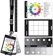 Grey Scale Value Finder, Color Wheel, Artists View Catcher Finder Viewfinder on Lanyard with Measuring Tape Tools for Artists Drawing