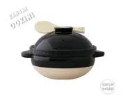 Nagatani Seitou ACT-01 Hase-en Kamado-san Earthenware Pot for Rice 3 Cup