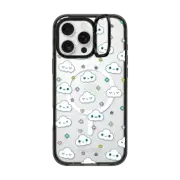 iPhone 16 Pro Max Impact Ring Stand Case MagSafe Compatible Little Cloud Friends