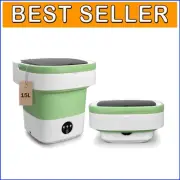 15L Portable Washing Machine - Mini Washer & Spin Dryer for Travel & Apartments